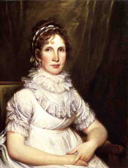 Portrait of Mrs. Isaac Bronson, nee Anne Olcott: ca 1805