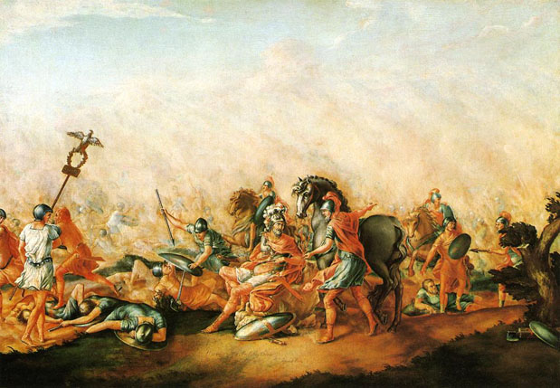 The Death of Paulus Aemilius at the Battle of Cannae: 1773