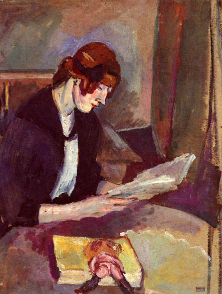 Hermine David Reading: ca 1908