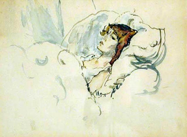 Hermine in Bed: Date Unknown