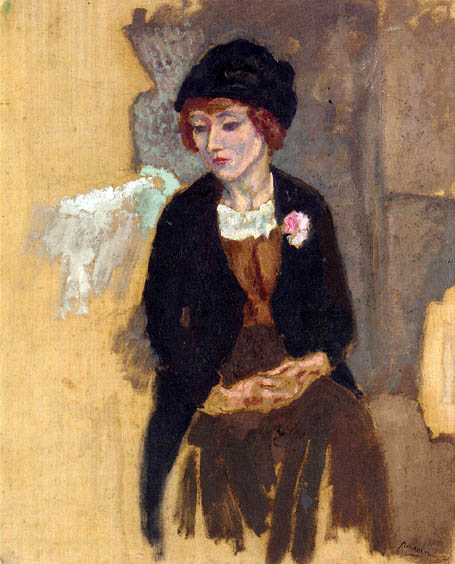 Hermine in a Black Hat: 1909