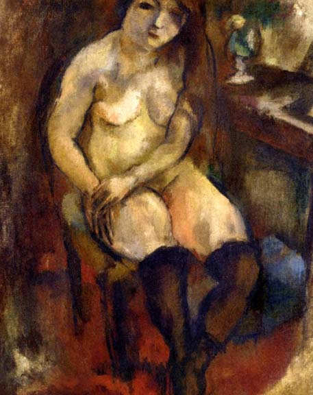 Nude with Black Stockings: Date Unknown