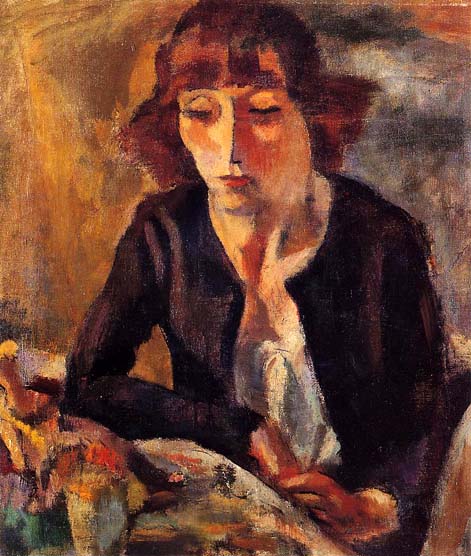 Portrait of Hermine David: 1918