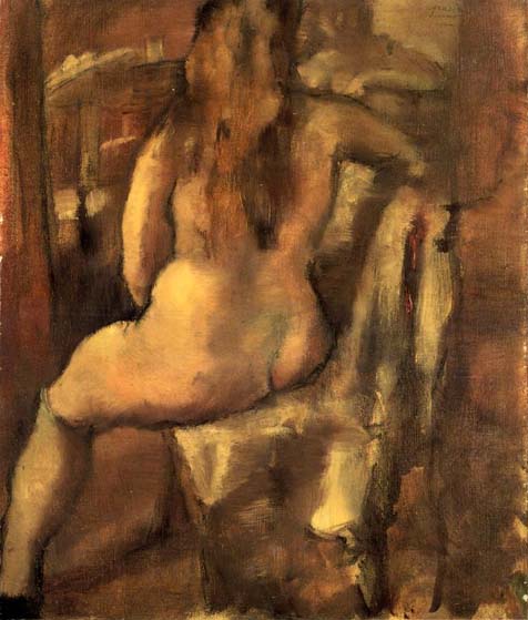 Seated Nude: ca 1923