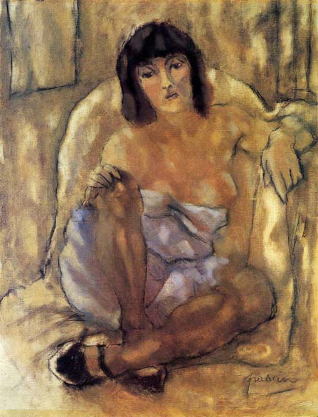 Seated Woman: ca 1918