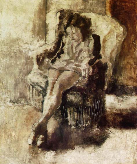 Seated Young Girl: 1923-24
