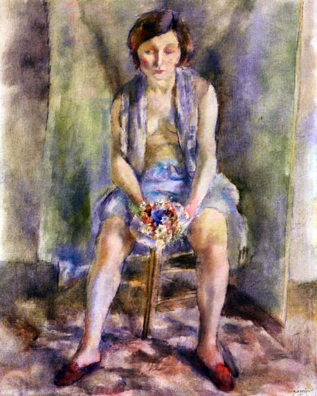 Woman with a Bouquet: 1927