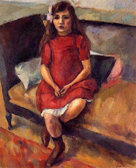 Young Girl in Red: ca 1911-12