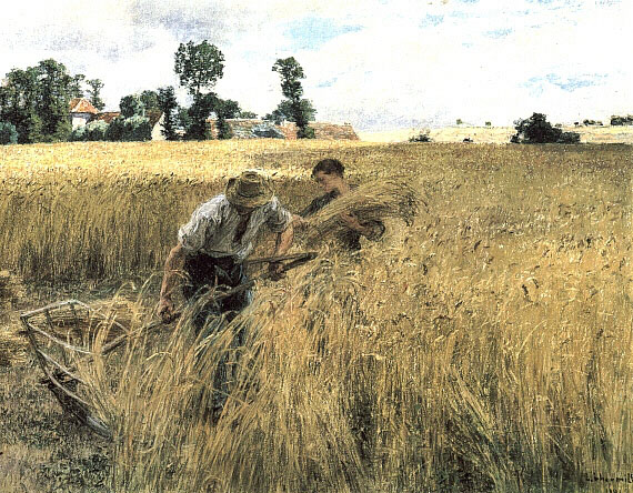 La Moisson au Ru Chailly (The Harvest at Ru Chailly): 1891
