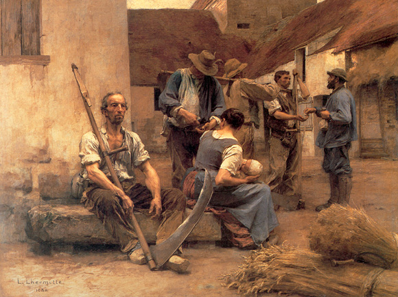 La Paye des Moissonneurs (Paying the Harvesters): 1882