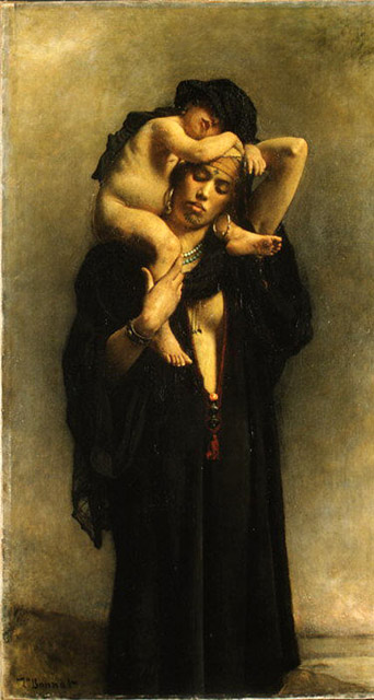 An Egyptian Peasant Woman and Her Child: 1869-70