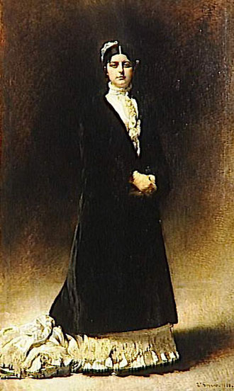 Portrait de la comtesse Emanuella Pignatelli Potocka: 1880
