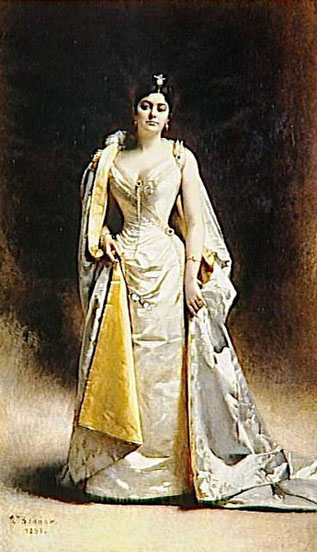 Portrait de Madame Albert Cahen d'Anvers: 1891