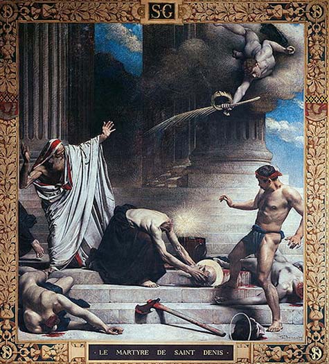 The Martyrdom of Saint Denis: ca 1880