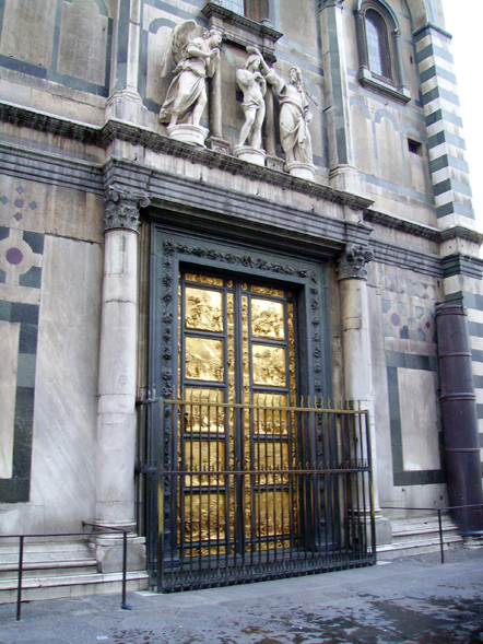 The Gates of Paradise in Florence by Lorenzo Ghiberti