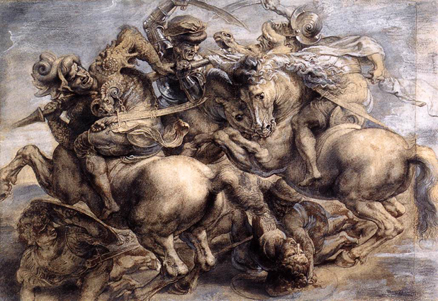 The Battle of Anghiari (Detail): 1503-05