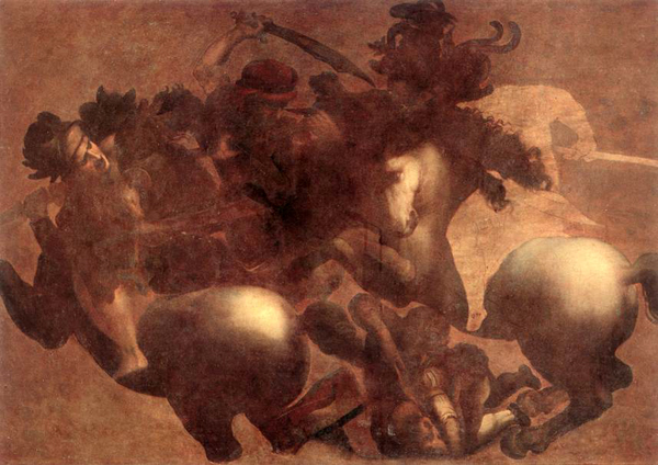 The Battle of Anghiari (Detail 2): 1503-05