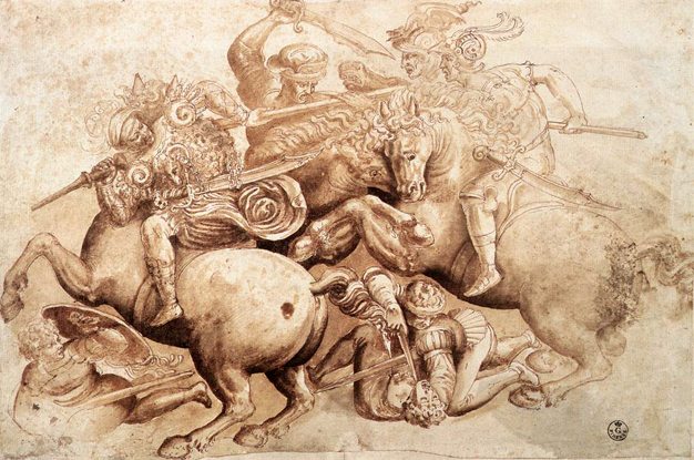 The Battle of Anghiari (Copy of a Detail): 1503-05