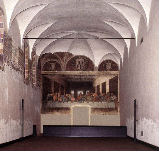 The Refectory with the Last Supper after Restoration: 1498
