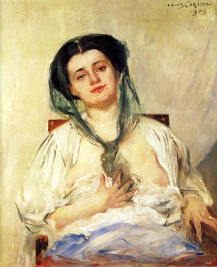 Donna Gravida: 1909. Donna Gravida: 1909. The portrait depicts a woman who 