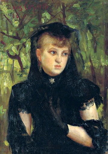 Portrait Frau Behn: 1886