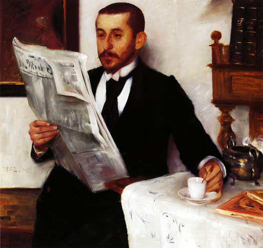 Portrait of the Painter Benno Becker: 1892
