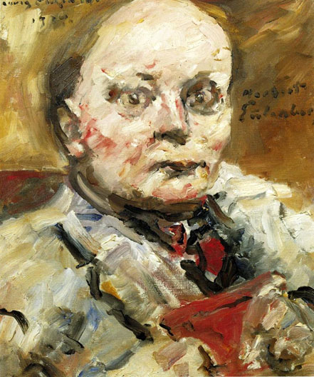 Portrait of the Poet Herbert Eulenberg: 1924
