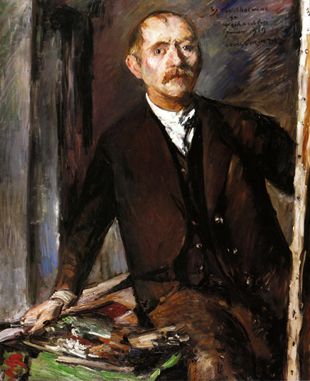 Self Portrait at the Easel: 1919