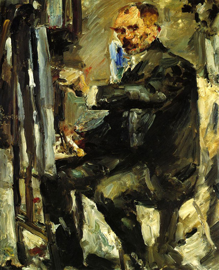 Self Portrait at the Easel: 1922