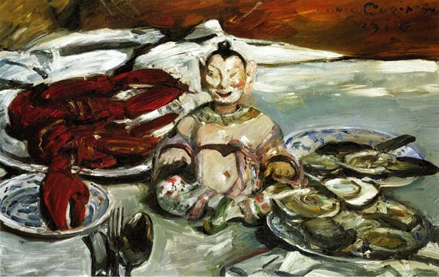 Still Life with Buddha-Lobsters and Oysters: 1916
