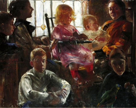 The Family of the Painter Fritz Rumpf: 1901