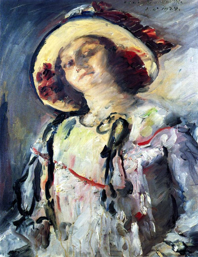 Wilhelmine in a Yellow Hat: 1924