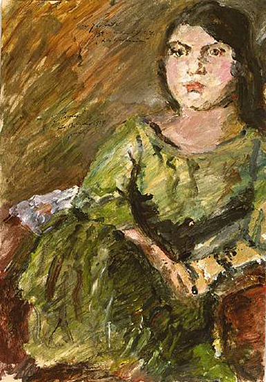 Wilhelmine in the Green Dress: 1924