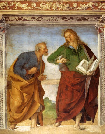 The Apostles Peter and John the Evangelist:  1477-82