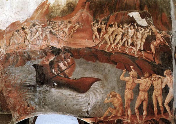 The Damned Being Plunged into Hell (Detail): 1499-1502
