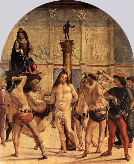 The Scourging of Christ:  ca 1480