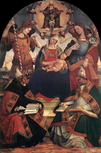 The Trinity, the Virgin and Two Saints:  1510