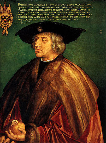 Maximilian I by Albrecht Durer