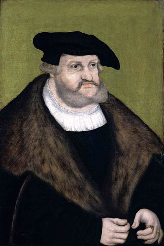 Portrait of Elector Frederick the Wise in his Old Age: 1525