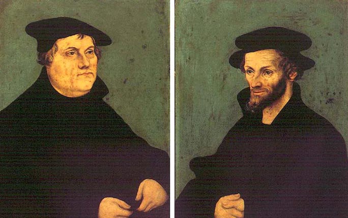 Portraits of Martin Luther and Philipp Melanchthon: 1543