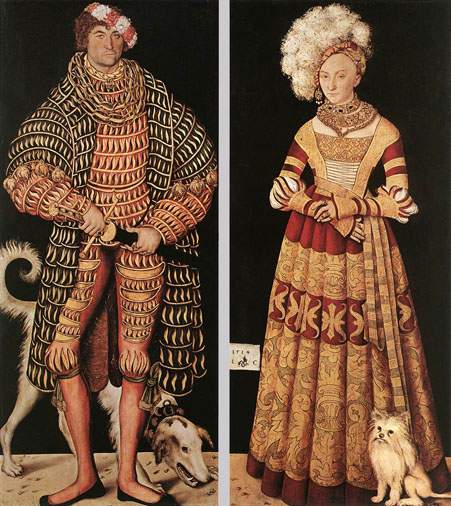 Portraits of Henry the Pious, Duke of Saxony and his Wife Katharina von Mecklenburg: 1514