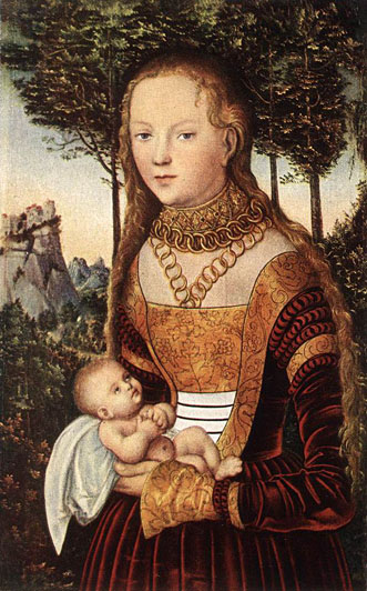 Young Mother and Child