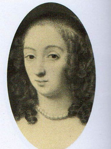 Miniature of Cromwell's wife Elizabeth Bourchier, painted by Samuel Cooper