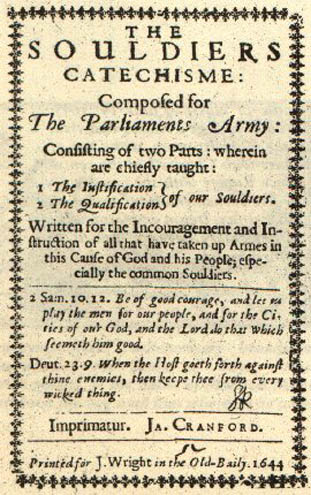 New Model Army: Soldier's Catechism