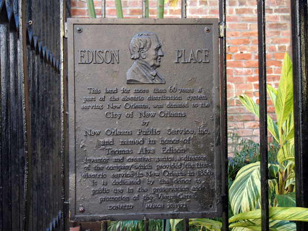 Edison Place Marker