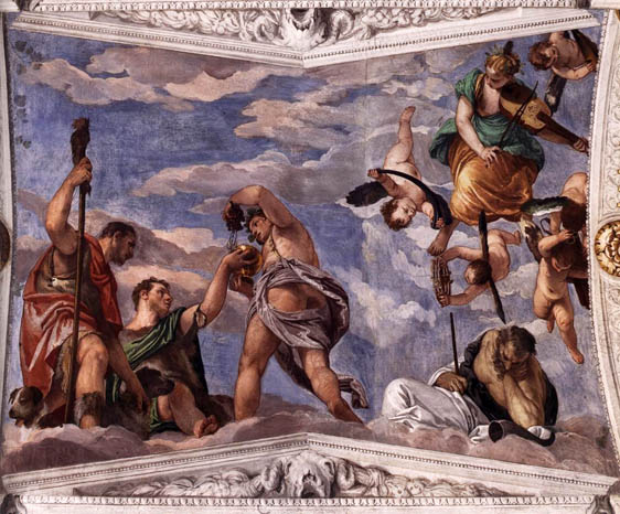 Bacchus, Vertumnus and Saturn:  1560-61