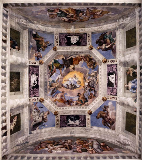 Ceiling of the Sala dell'Olimpo:  1560-61