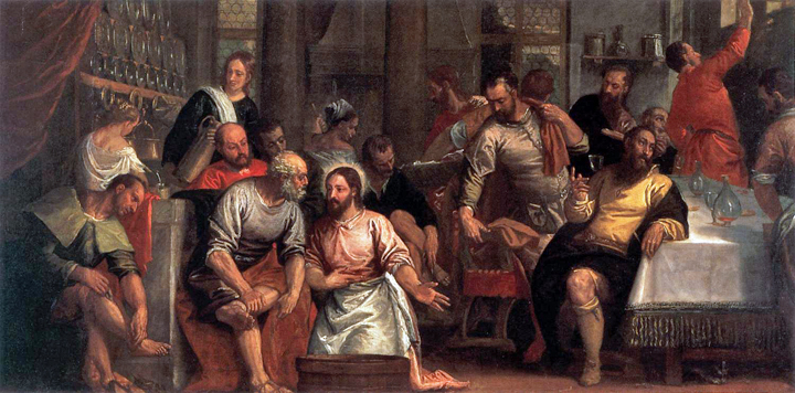 Christ Washing the Feet of the Disciples: 1580's