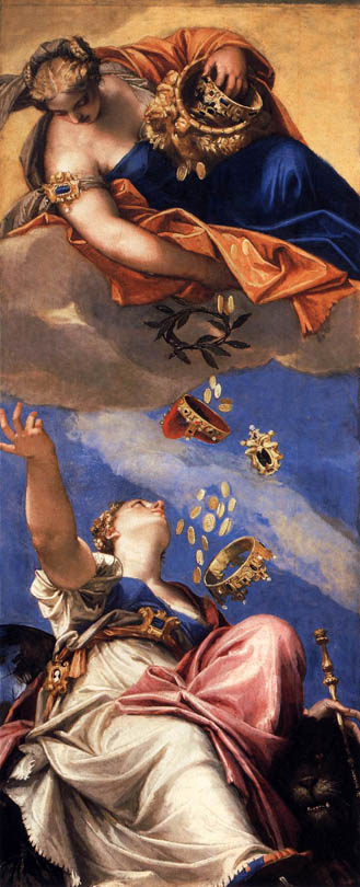 Juno Showering Gifts on Venetia:  1554-56