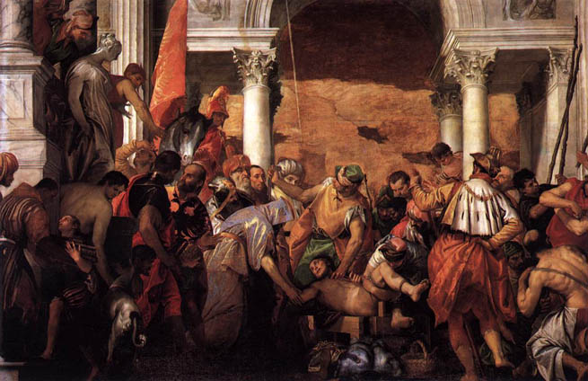 Martyrdom of Saint Sebastian:  ca 1565